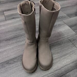 Girl’s Tan Knee High Boots